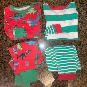 Lot of Boys Size 8 Christmas Pajamas